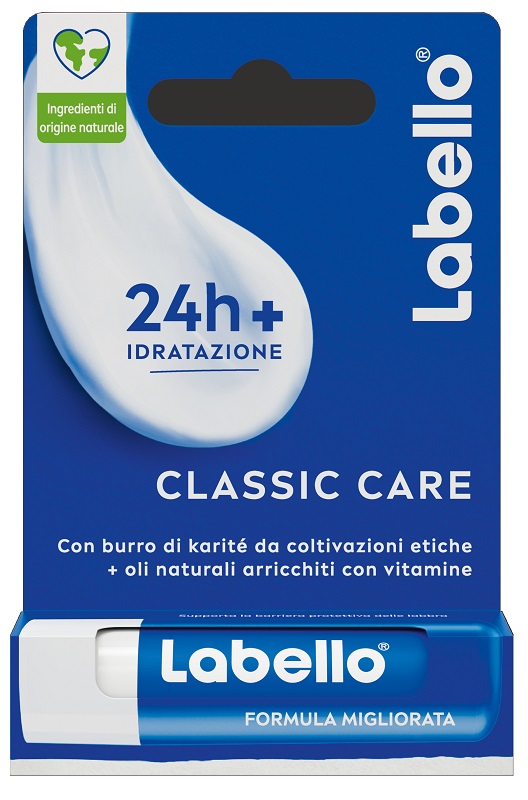 LABELLO CLASSIC CARE STICK 24H IDRATAZIONE FONDENTE SULLE LABBRA 5,5 ML - FarmaLucia
