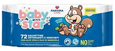 BABYSTAR SALVIETTE BEBE' POPUP 72 PEZZI - FarmaLucia