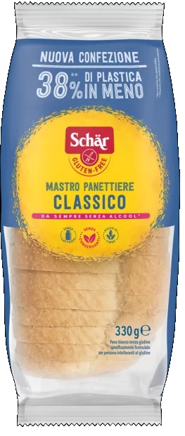 SCHAR CLASSICO DEL MASTRO PANETTIERE PANE BIANCO SENZA LATTOSIO 330 G - FarmaLucia