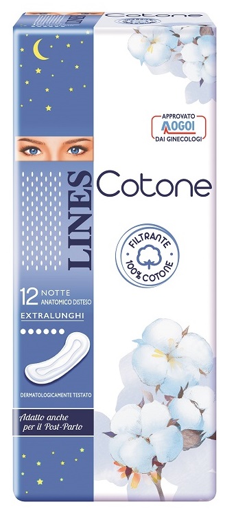 LINES COTONE NON ULTRA NOTTE DISTESI 12 PEZZI - FarmaLucia