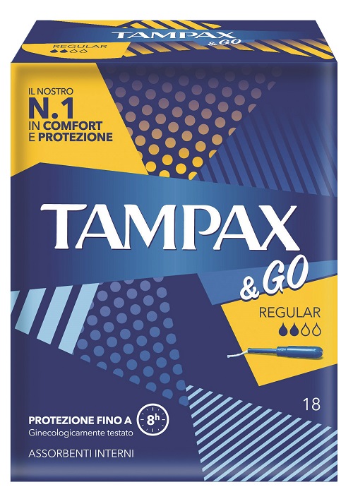 TAMPAX &GO REGULAR 18 PEZZI - FarmaLucia