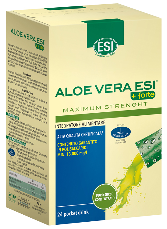 ESI ALOE VERA SUCCO + FORTE 24 POCKET DRINK - FarmaLucia