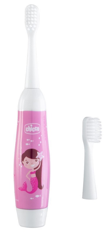 CHICCO SPAZZOLINO ELETTRICO ROSA - FarmaLucia