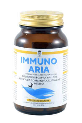 IMMUNO ARIA COLOSTRO DI CAPRA RESPIRAZIONE 60 CAPSULE VEGETALI - FarmaLucia