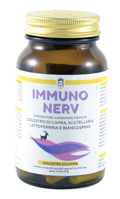 IMMUNO NERV COLOSTRO DI CAPRA SISTEMA NERVOSO 60 CAPSULE VEGETALI - FarmaLucia