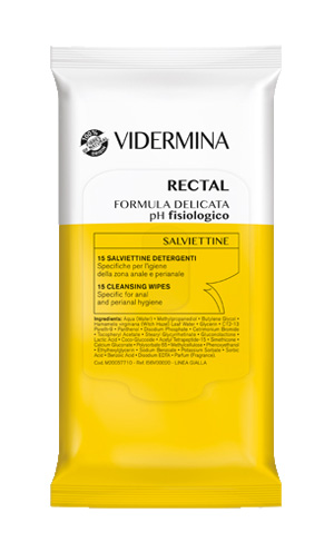 VIDERMINA RECTAL SALVIETTINE 15 PEZZI - FarmaLucia