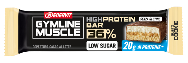 GYMLINE 20 G PROTEINBAR COOKIE 55 G - FarmaLucia