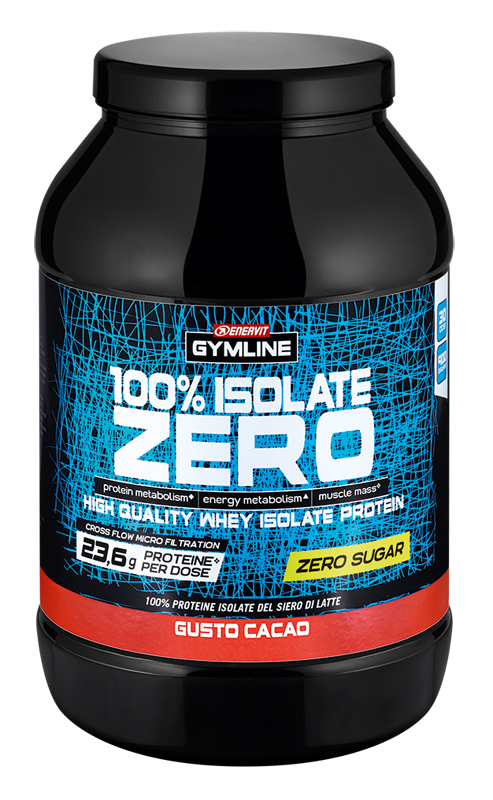 GYMLINE 100% WHEY ISO ZERO CACAO 900 G - FarmaLucia