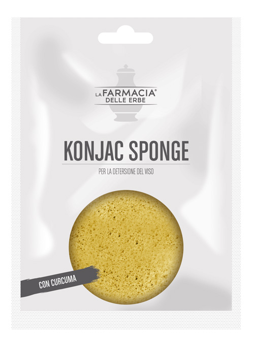 FDE KONJAC SPONGE CURCUMA 1 PEZZO - FarmaLucia
