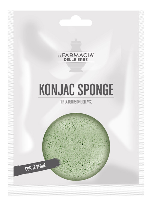 FDE KONJAC SPONGE TE' VERDE 1 PEZZO - FarmaLucia