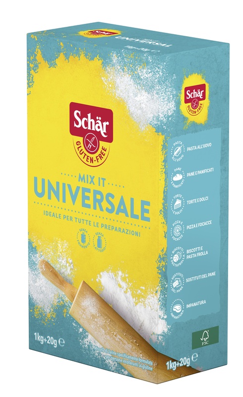 SCHAR MIX IT FARINA UNIVERSALE SENZA LATTOSIO 1 KG + 20 G - FarmaLucia