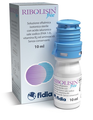 COLLIRIO SOLUZIONE OFTALMICA RIBOLISIN FREE 10 ML - FarmaLucia