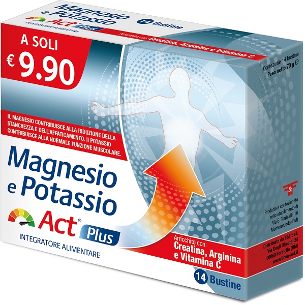 MAGNESIO E POTASSIO ACT PLUS 14 BUSTINE - FarmaLucia