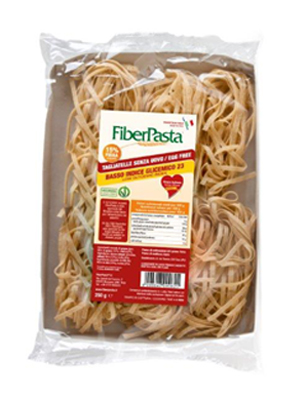 FIBERPASTA TAGLIATELLE SENZA UOVO BASSO CONTENUTO GLICEMICO  250 G - FarmaLucia