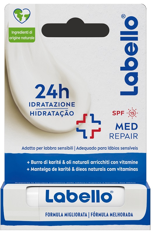 LABELLO MED REPAIR SPF15 24H IDRATAZIONE FONDENTE SULLE LABBRA 5,5 ML - FarmaLucia