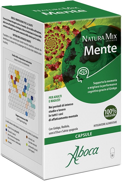 NATURA MIX ADVANCED MENTE 50 CAPSULE - FarmaLucia
