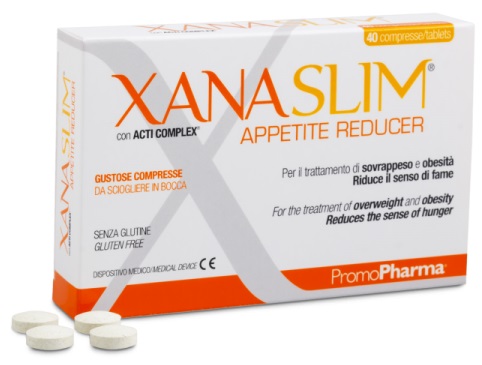 XANASLIM APPETITE REDUCER 40 COMPRESSE MASTICABILI - FarmaLucia