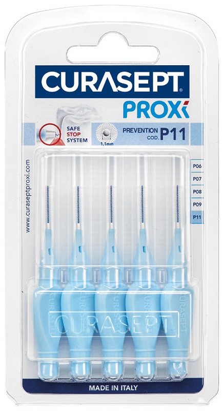 CURASEPT PROXI P11 AZZURRO/LIGHT BLUE 5 PEZZI - FarmaLucia