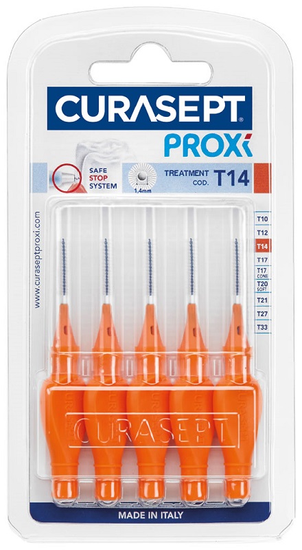 CURASEPT PROXI T14 ARANCIO/ORANGE 5 PEZZI - FarmaLucia