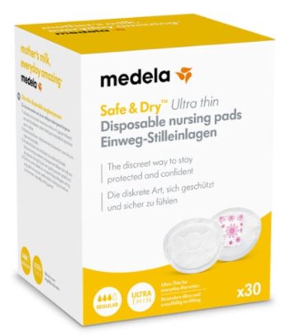 SAFE & DRY COPPETTA ASSORBILATTE ULTRA THIN 30 PEZZI - FarmaLucia