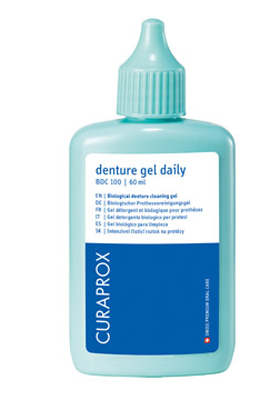 CURAPROX BDC 100 DAILY GEL PER LA PULIZIA QUOTIDIANA DELLA DENTIERA E DEGLI APPARECCHI MOBILI 60 ML 1 PEZZO - FarmaLucia