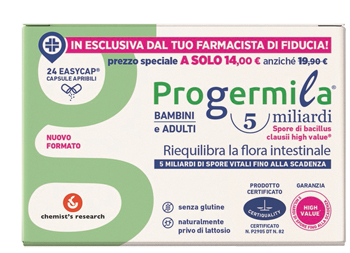 PROGERMILA 5 MILIARDI ADULTI BAMBINI 24 CAPSULE APRIBILI EASYCAP - FarmaLucia