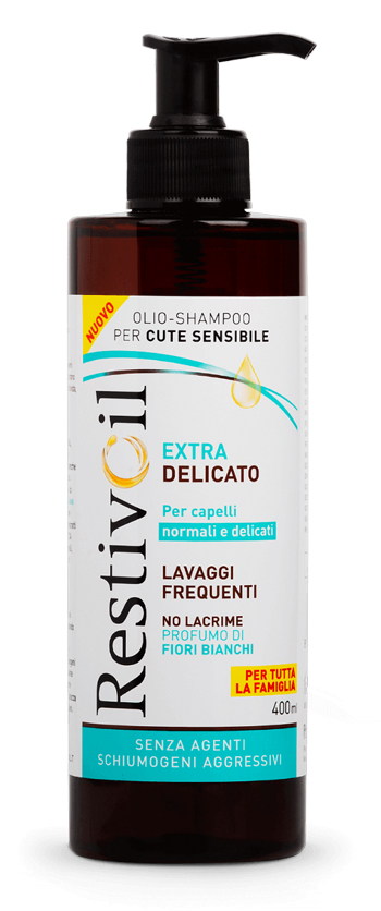 RESTIVOIL EXTRA DELICATO OLIO SHAMPOO PER CUTE SENSIBILE 400 ML - FarmaLucia