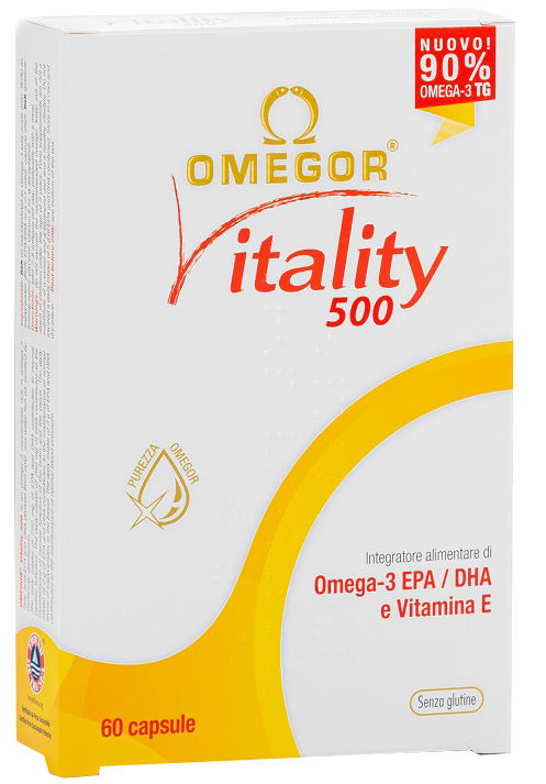 OMEGOR VITALITY 500 60 CAPSULE - FarmaLucia