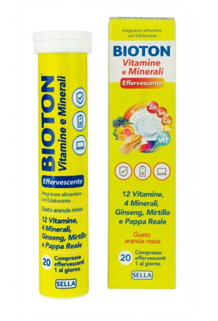 BIOTON VITAMINE E MINEALI 20 COMPRESSE EFFERVESCENTI - FarmaLucia