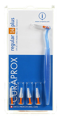 CURAPROX CPS REGULAR CPS 14 CON 5 SCOVOLINI + SUPPORTO - FarmaLucia
