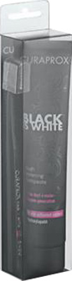 CURAPROX BLACK IS WHITE DENTIFRICI SBIANCANTI 1 DENTIFRICIO DA 90ML + 1 SPAZZOLINO - FarmaLucia