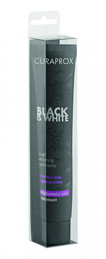 CURAPROX BLACK IS WHITE DENTIFRICIO TRAVEL SIZE 10 ML - FarmaLucia
