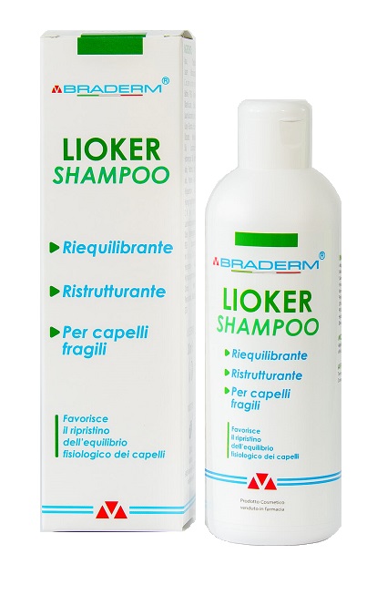 LIOKER SHAMPOO 200 ML BRADERM - FarmaLucia