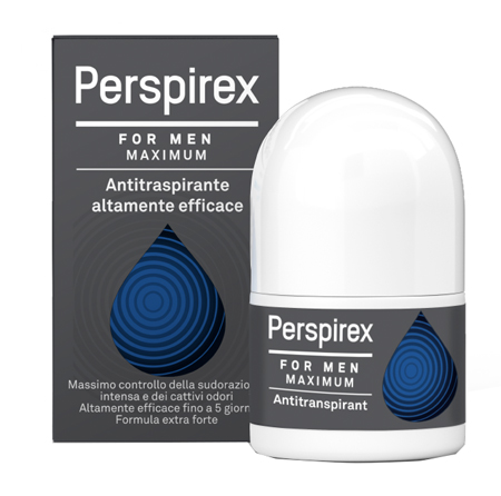 PERSPIREX FOR MEN MAXIMUM ANTITRASPIRANTE ROLL ON 20 ML - FarmaLucia