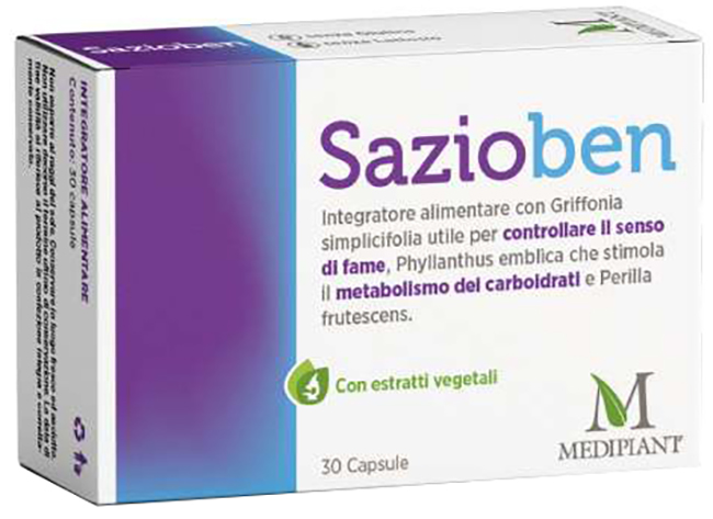 SAZIOBEN 30 CAPSULE - FarmaLucia