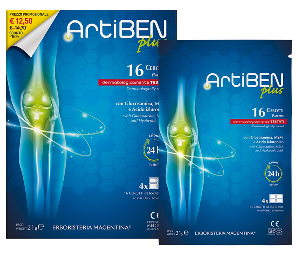 ARTIBEN PLUS CEROTTO 16 PEZZI - FarmaLucia