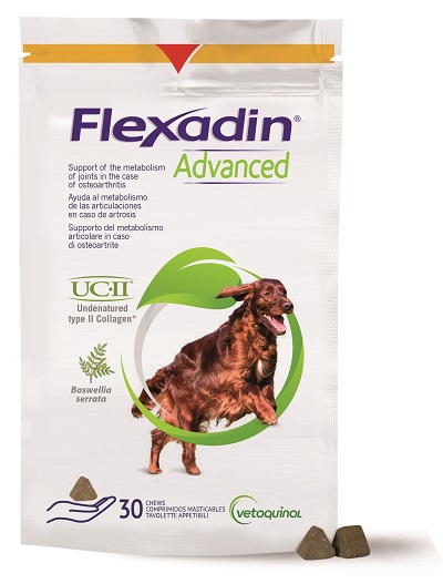 FLEXADIN ADVANCED CANE TUTTE LE TAGLIE 30 TAVOLETTE APPETIBILI - FarmaLucia