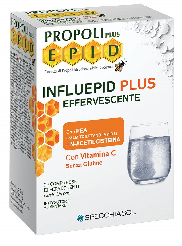 INFLUEPID PLUS EFFERVESCENTE PEA 20 COMPRESSE - FarmaLucia