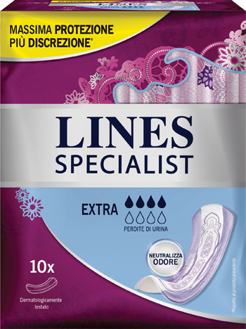LINES SPECIALIST PANNOLONE EXTRA FARMA 10 PEZZI - FarmaLucia