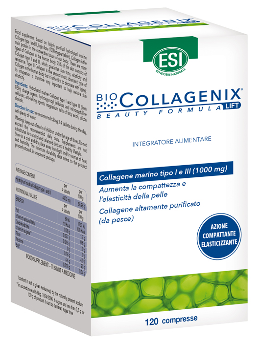 ESI BIOCOLLAGENIX 120 COMPRESSE - FarmaLucia
