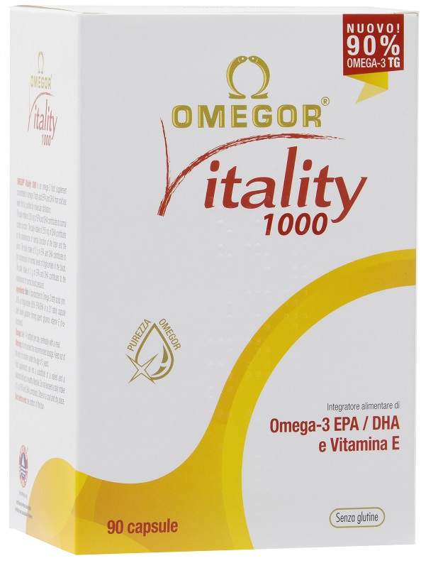 OMEGOR VITALITY 1000 90 CAPSULE - FarmaLucia