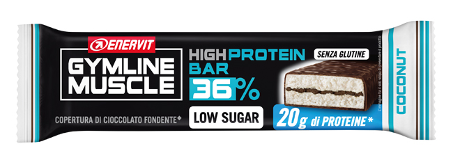 GYMLINE 20G PROTEINBAR LS COCONUT 55 G - FarmaLucia