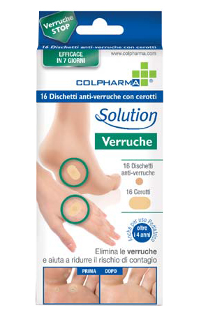 DISCHETTO ANTIVERRUCA CON CEROTTI COLPHARMA - FarmaLucia