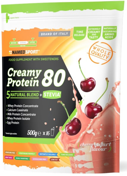 CREAMY PROTEIN CHERRY YOGURT 500 G - FarmaLucia