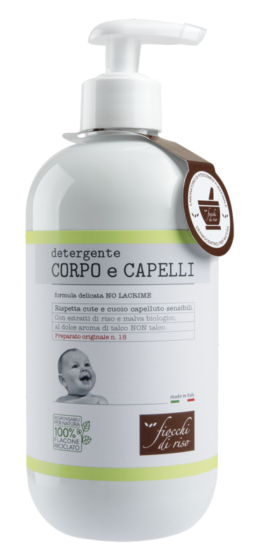FIOCCHI DI RISO DETERGENTE CORPO/CAPELLI TALCO 400 ML - FarmaLucia
