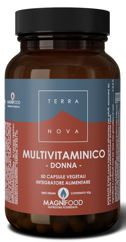 TERRANOVA MULTIVITAMINICO DONNA 50 CAPSULE - FarmaLucia