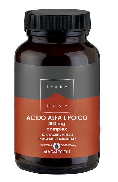 TERRANOVA ACIDO ALFA LIPOICO 300MG COMPLEX 50 CAPSULE - FarmaLucia