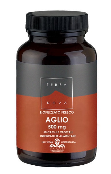 TERRANOVA AGLIO 500ML LIOFILIZZATO FRESCO 50 CAPSULE - FarmaLucia