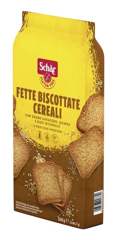 SCHAR FETTE BISCOTTATE CEREALI 3 PORZIONI DA 86,7 G - FarmaLucia