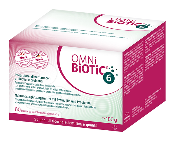 OMNI BIOTIC 6 POLVERE 60 BUSTINE DA 3 G - FarmaLucia
